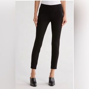 Theory Aurore Sabali Black Knit Pull On Skinny Pants Womens small Leggings